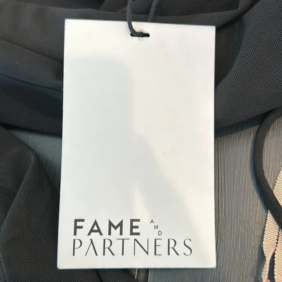 FAME and PARTNERS Tiered Floor-Length Gown - Picture 10 of 15